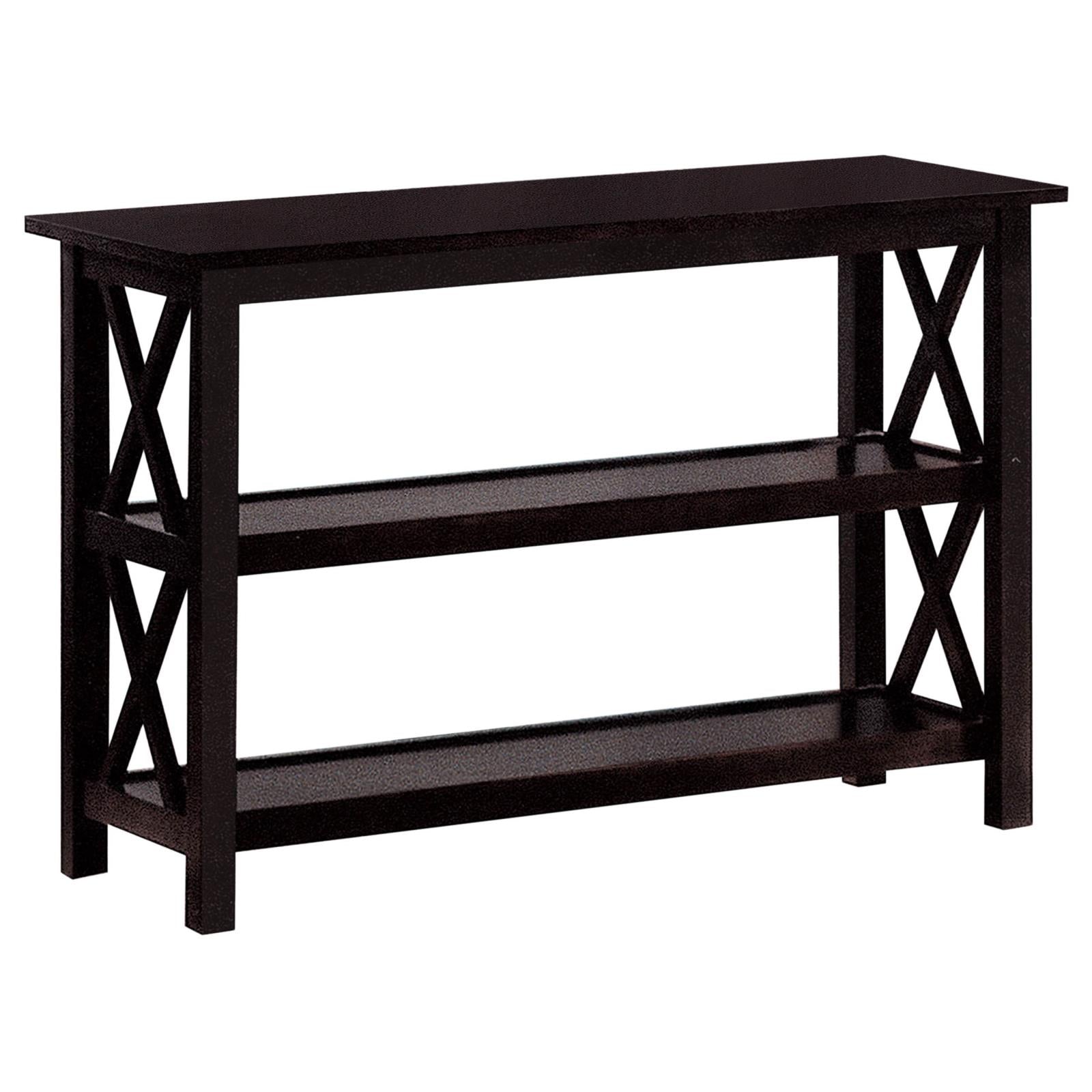 Merlot Double Shelf Sofa Table image