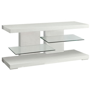 G700824 Contemporary Glossy White TV Console image