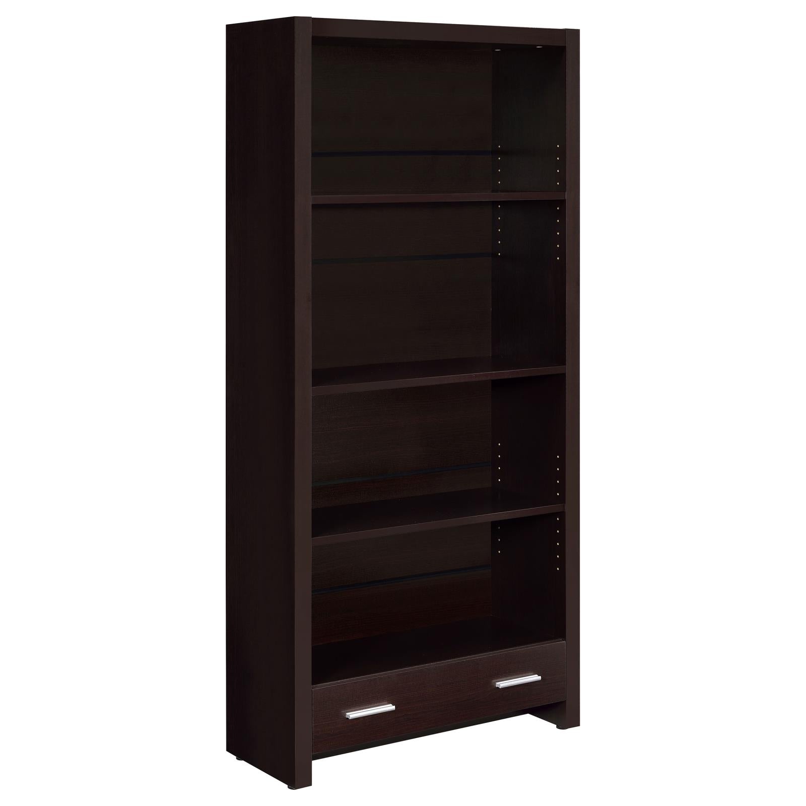 Skylar Contemporary Cappuccino Bookcase image