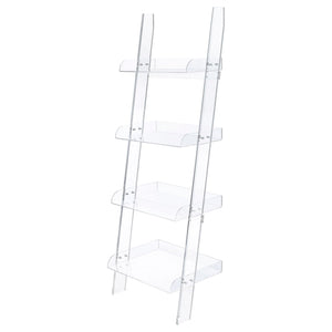 Amaturo Clear Acrylic Ladder Bookcase image