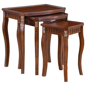 Traditional Warm Brown Nesting Table image