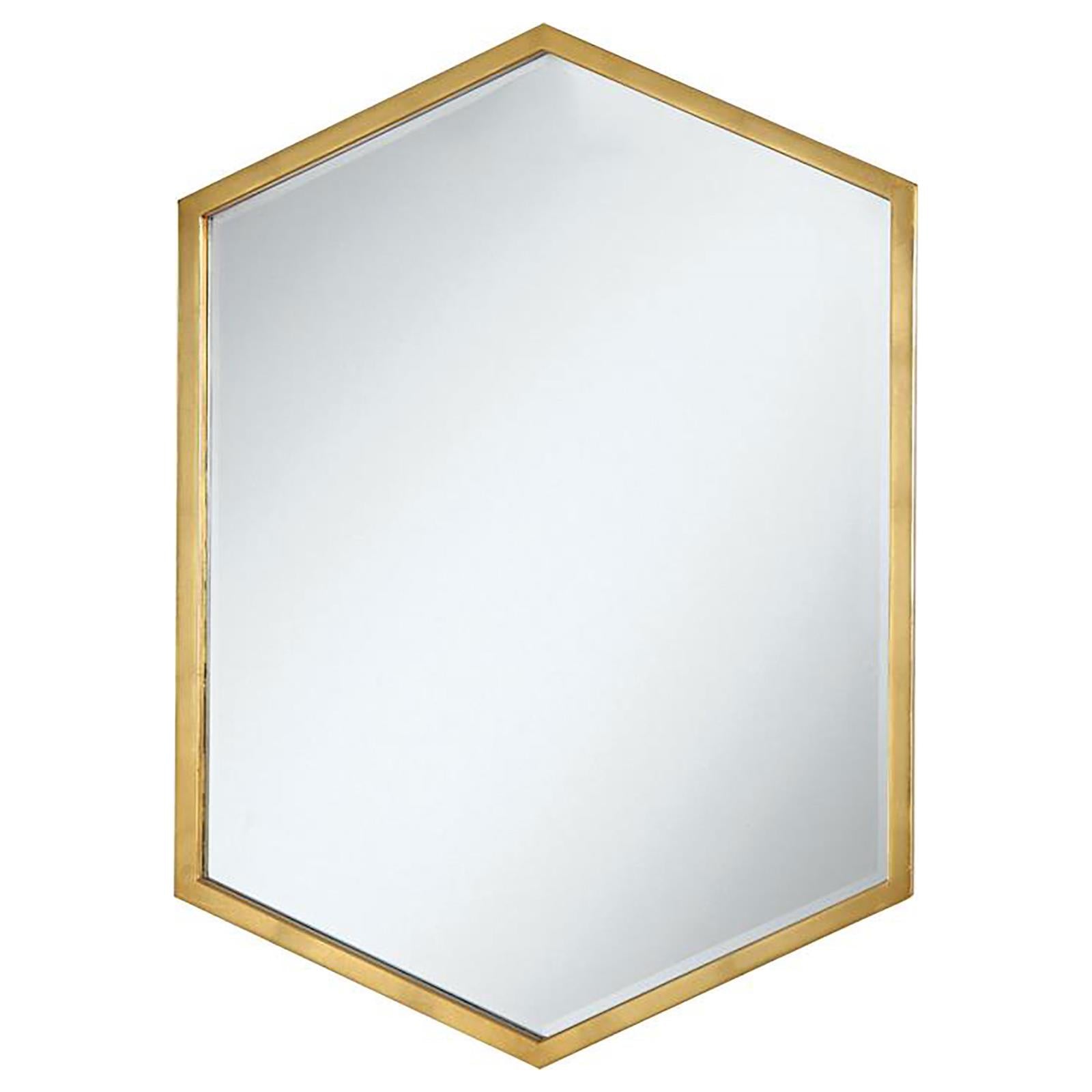 Unique Hexagon Shaped Mirror image