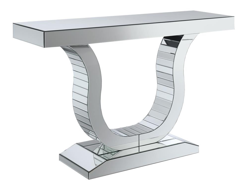 G930010 Contemporary Mirrored Console Table image
