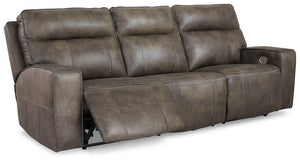 Game Plan Concrete Power Reclining Sofa image