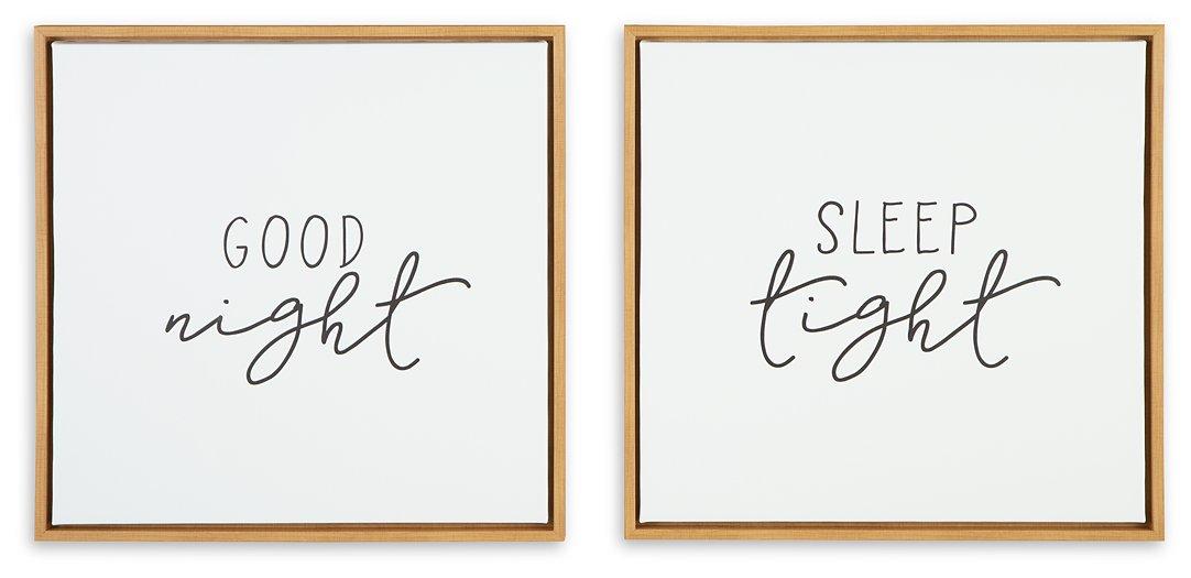 Olymiana White/Black Wall Art (Set of 2) image