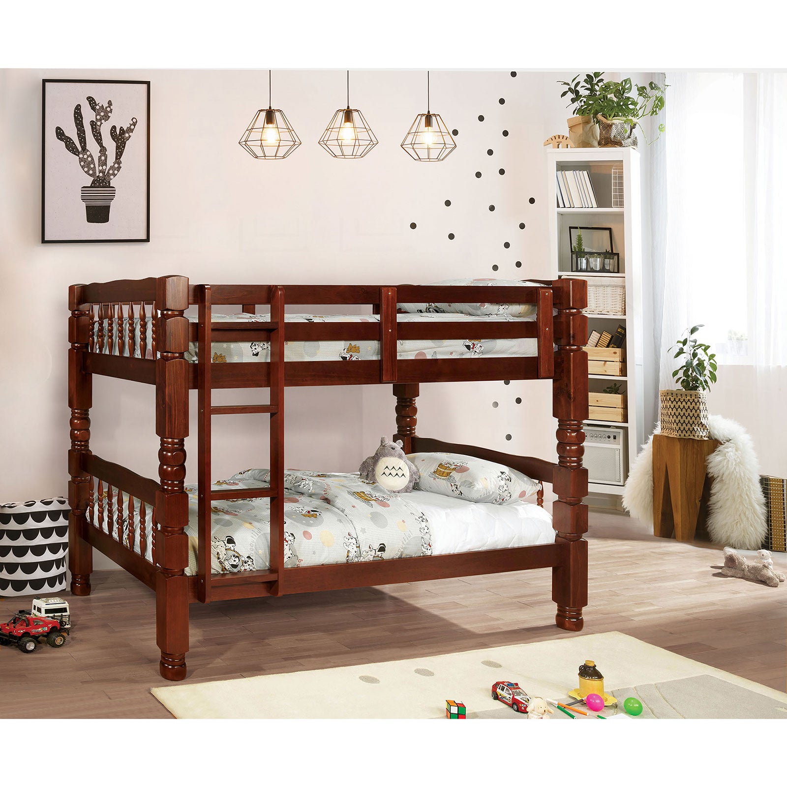 Carolina Cherry Twin/Twin Bunk Bed, Cherry image