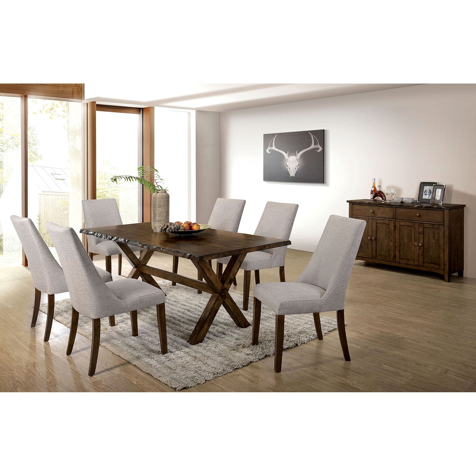 Woodworth Walnut 7 Pc. Dining Table Set image