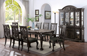 Petersburg Dark Gray Dining Table w/ 1x18"Leaf image