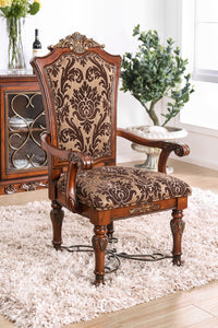 Lucie Brown Cherry Arm Chair (2/CTN) image