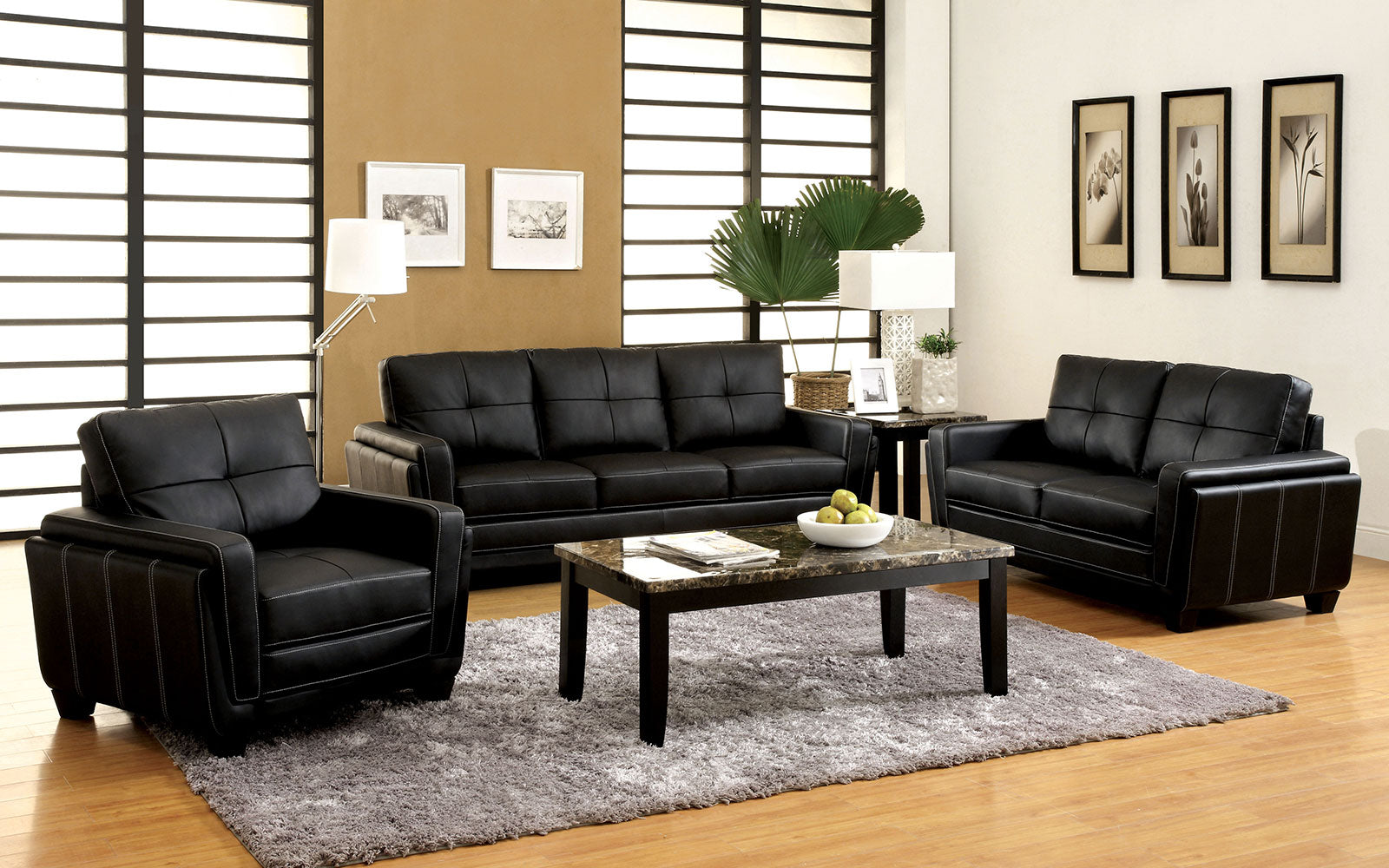 BLACKSBURG Sofa + Love Seat + Chair image