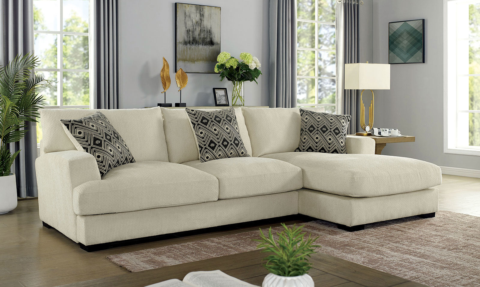 KAYLEE L-Shaped Sectional, Right Chaise image