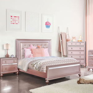 Ariston Rose Pink Twin Bed image