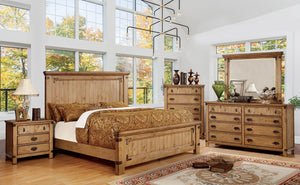 CARLSBAD Weathered Elm 5 Pc. Queen Bedroom Set w/ Chest image