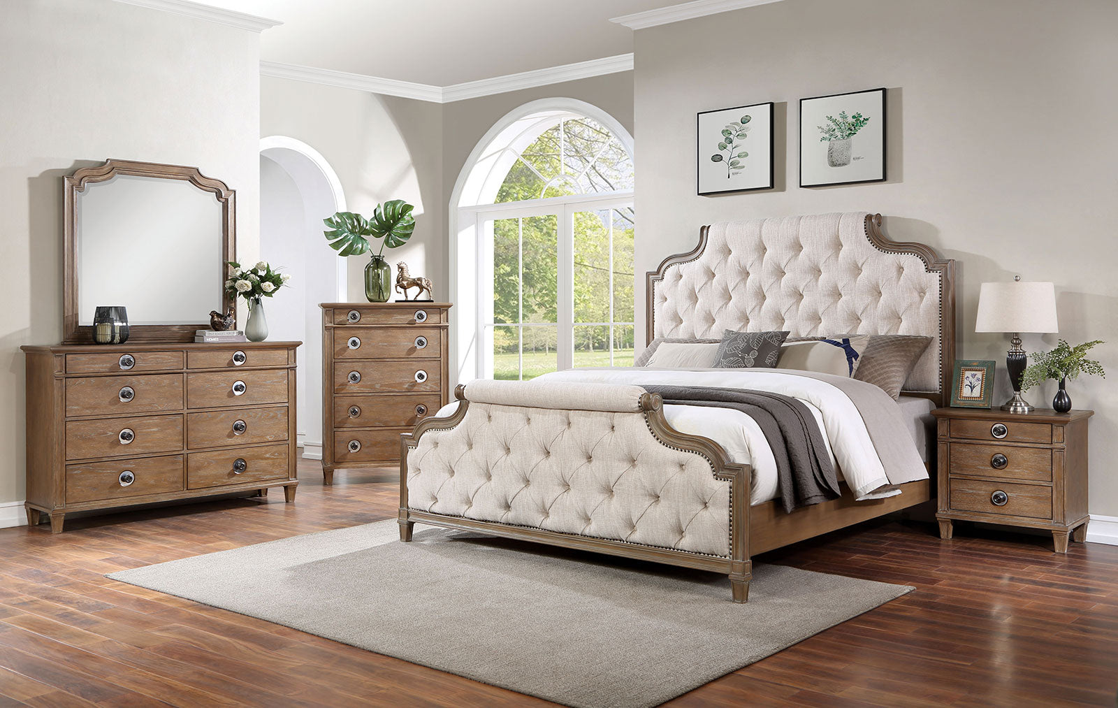 FATIMA 4 Pc. Queen Bedroom Set image