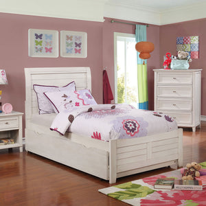 Brogan Antique White Full Bed image