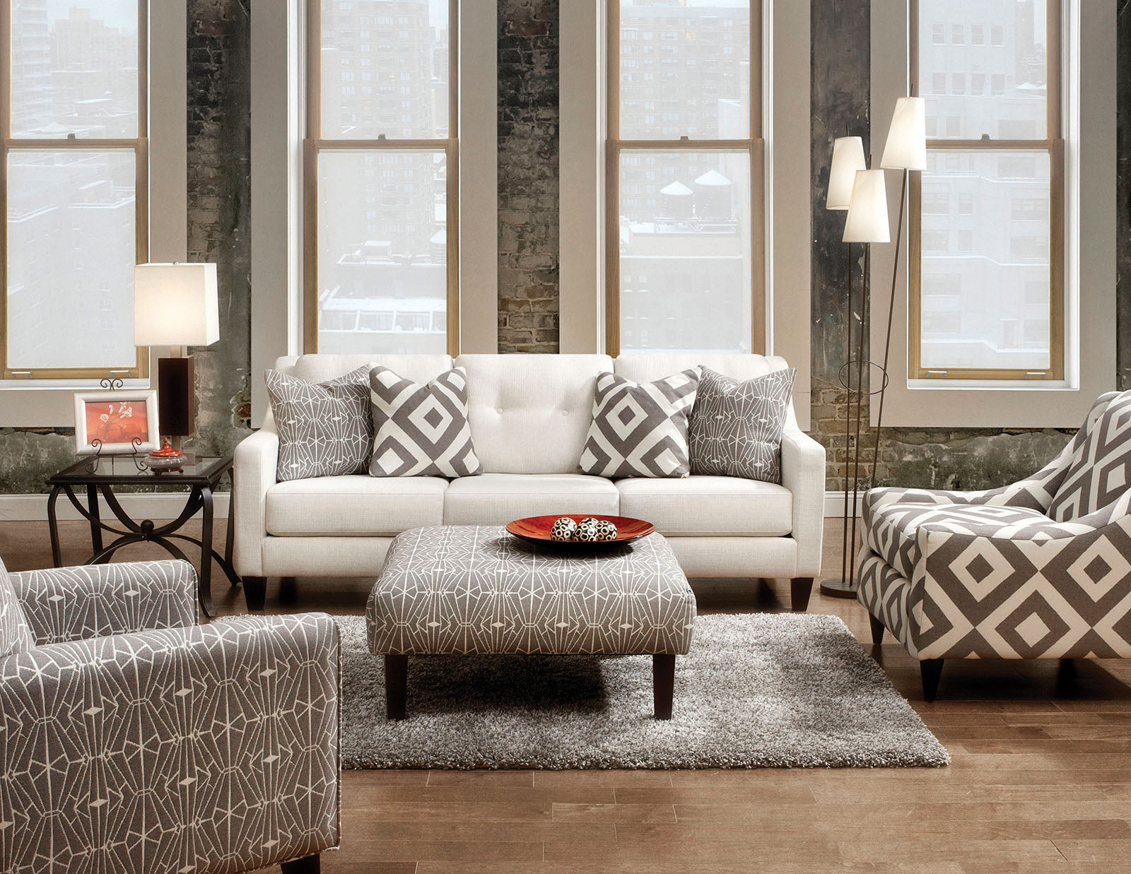 PARKER Ivory Sofa + Love Seat image